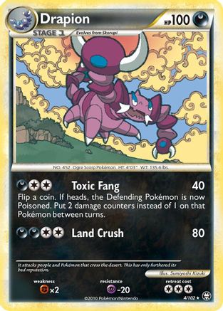 Drapion (4) Reverse Holofoil - Triumphant
