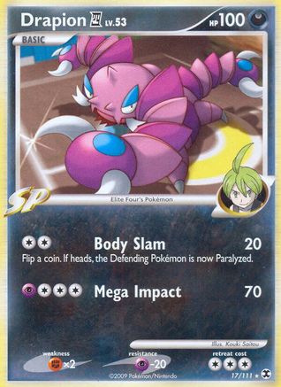 Drapion E4 (17) Reverse Holofoil - Rising Rivals