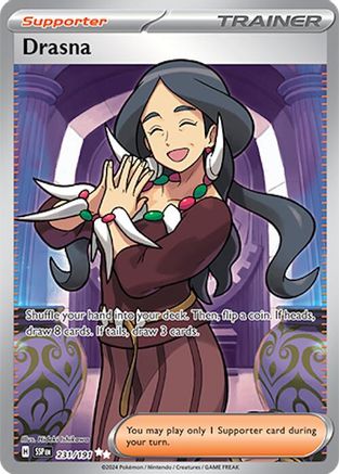 Drasna (Full Art) (231) Holofoil - Surging Sparks