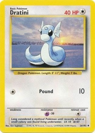 Dratini (26) - Base Set