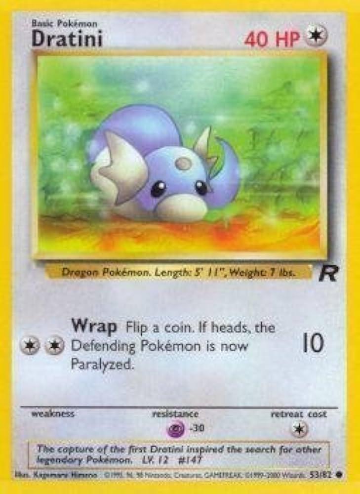 Dratini (53) (Unlimited) - Team Rocket