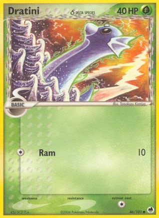 Dratini (Delta Species) (46) - Dragon Frontiers
