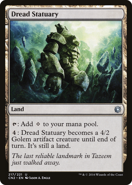 Dread Statuary (217) Foil - Conspiracy: Take the Crown