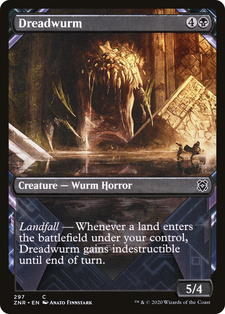 Dreadwurm (Showcase) (297) - Zendikar Rising Foil