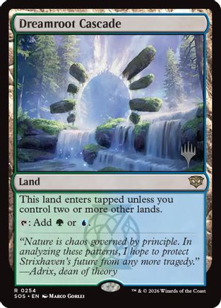 Dreamroot Cascade (Promo Pack) (254) Foil - Secrets of Strixhaven