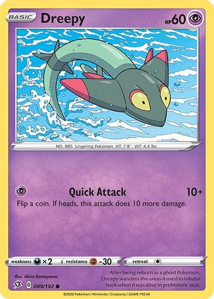 Dreepy (89) Reverse Holofoil - Rebel Clash