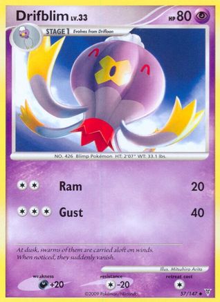 Drifblim (57) Reverse Holofoil - Supreme Victors