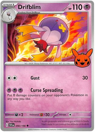 Drifblim (90) - Trick or Trade BOOster Bundle
