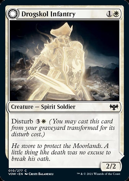 Drogskol Infantry // Drogskol Armaments (010) - Innistrad: Crimson Vow Foil