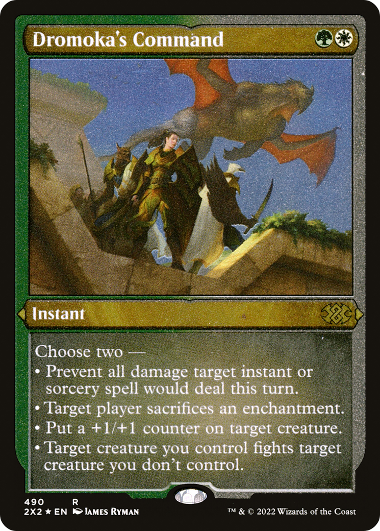 Dromoka's Command (490) Etched Foil - Double Masters 2022