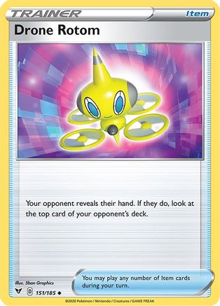 Drone Rotom (151) Reverse Holofoil - Vivid Voltage
