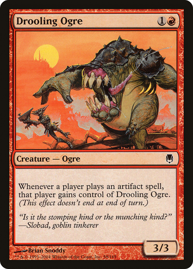 Drooling Ogre (058) Foil - Darksteel