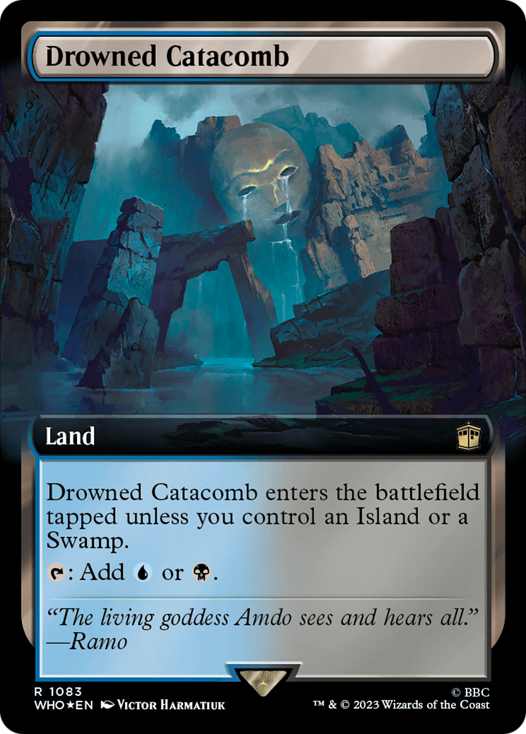 Drowned Catacomb (Extended Art) (1083) Surge Foil - Doctor Who