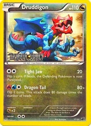 Druddigon (Blister Exclusive) (17) Holofoil - Dragon Vault