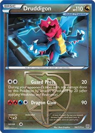 Druddigon (Deck Exclusives) (94) Holofoil - Plasma Storm