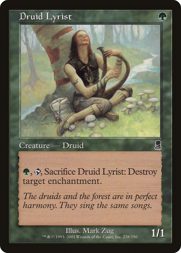 Druid Lyrist (238) Foil - Odyssey
