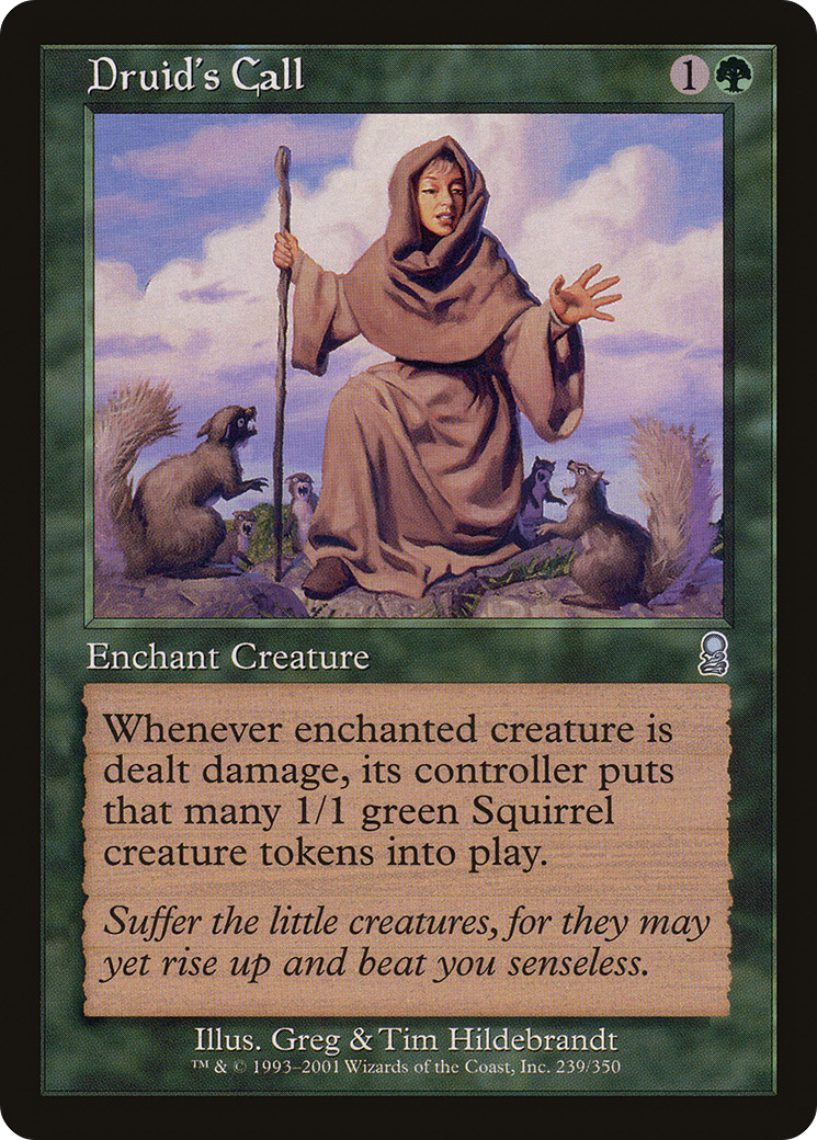 Druid's Call (239) Foil - Odyssey