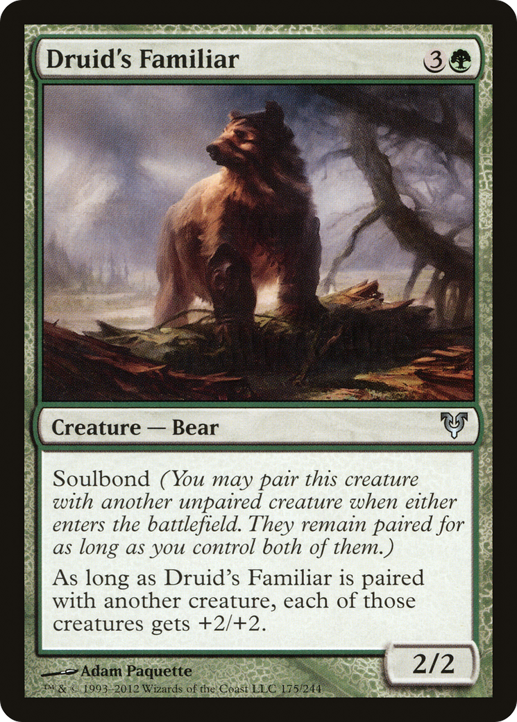 Druid's Familiar (175) Foil - Avacyn Restored