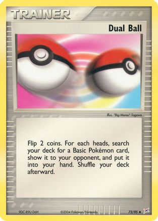 Dual Ball (72) Reverse Holofoil - Team Magma vs Team Aqua