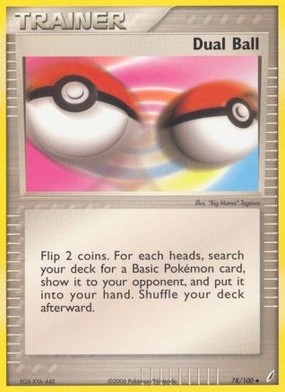 Dual Ball (78) Reverse Holofoil - Crystal Guardians