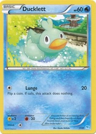 Ducklett (7) - Trainer Kit: Pikachu Libre & Suicune