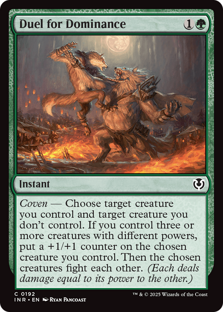Duel for Dominance (192) Foil - Innistrad Remastered