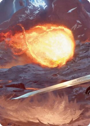 Duelist's Flame Scene (011s) Gold-Stamped - Art Series: FINAL FANTASY