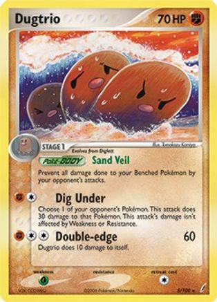 Dugtrio (Deck Exclusives) (5) - Crystal Guardians