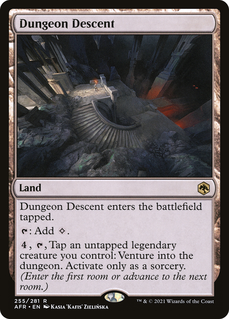 Dungeon Descent (255) - Adventures in the Forgotten Realms Foil