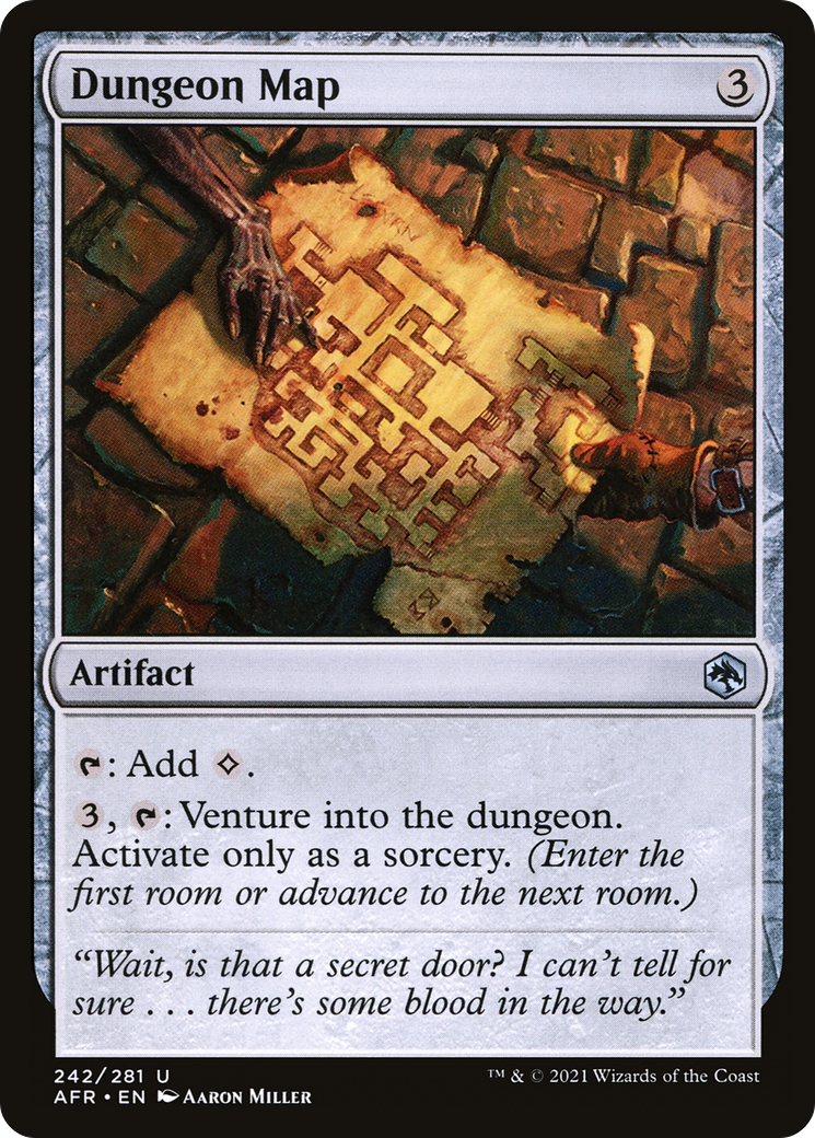 Dungeon Map (242) - Adventures in the Forgotten Realms Foil