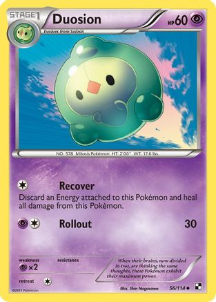 Duosion (56) Reverse Holofoil - Black & White