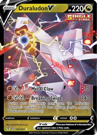 Duraludon V (122) Holofoil - Evolving Skies
