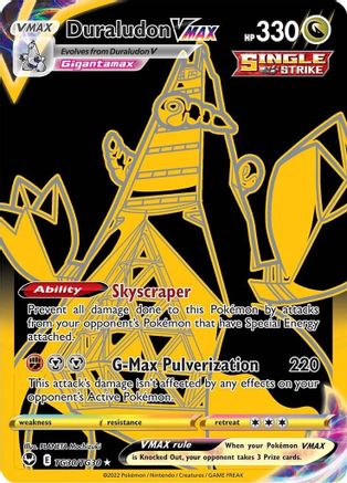 Duraludon VMAX (Gold) (TG30) Holofoil - Silver Tempest