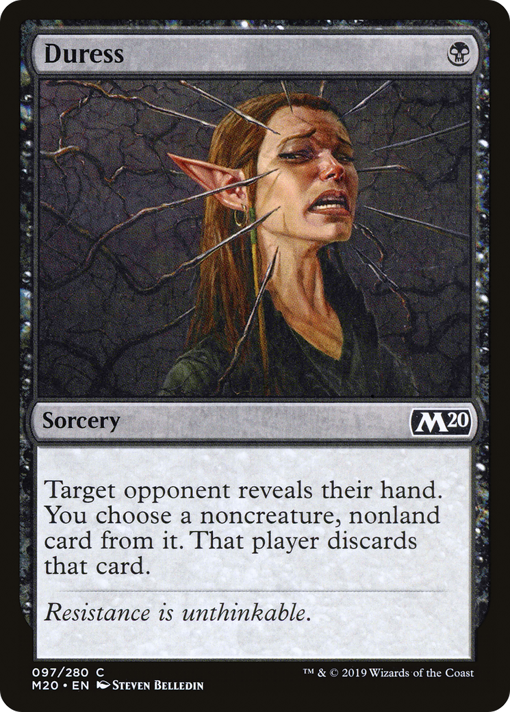 Duress (097) - Core Set 2020 Foil