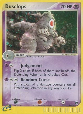 Dusclops (4) Reverse Holofoil - Sandstorm