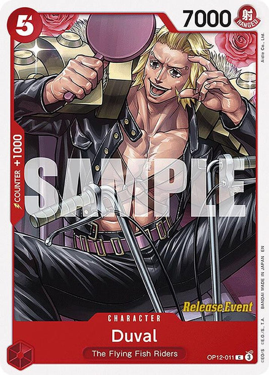 Duval (OP12-011) Release Event Cards