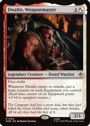 Dwalin, Weaponmaster (154) - The Hobbit