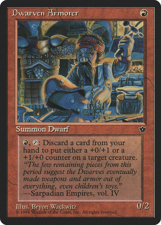 Dwarven Armorer - Fallen Empires