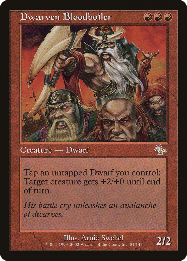 Dwarven Bloodboiler (084) Foil - Judgment