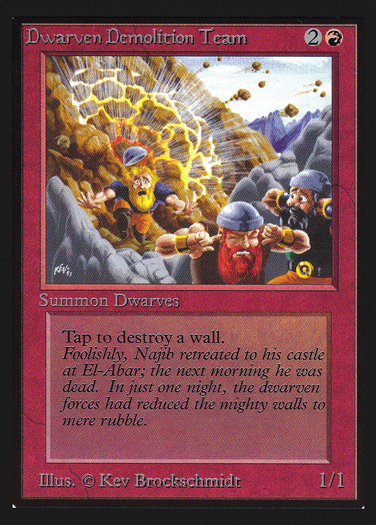 Dwarven Demolition Team - Collectors' Edition