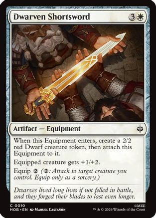 Dwarven Shortsword (010) - The Hobbit