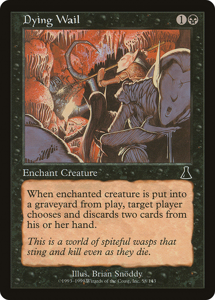 Dying Wail (058) - Urza's Destiny