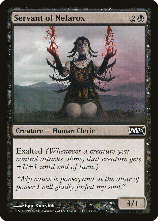 Servant of Nefarox [Magic 2013] Foil