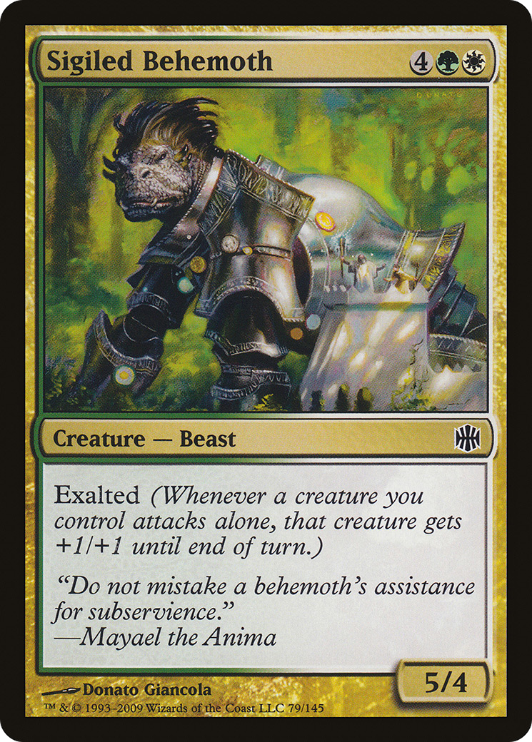 Sigiled Behemoth (079) - Alara Reborn