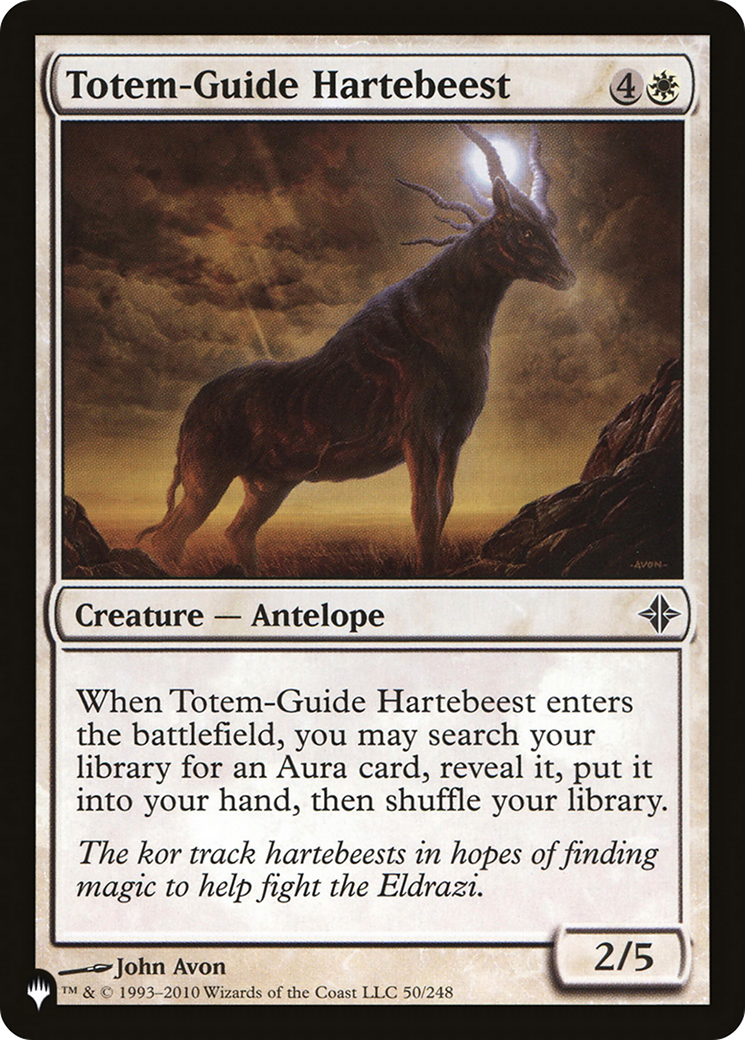 Totem-Guide Hartebeest [The List Reprints] | Silver Goblin