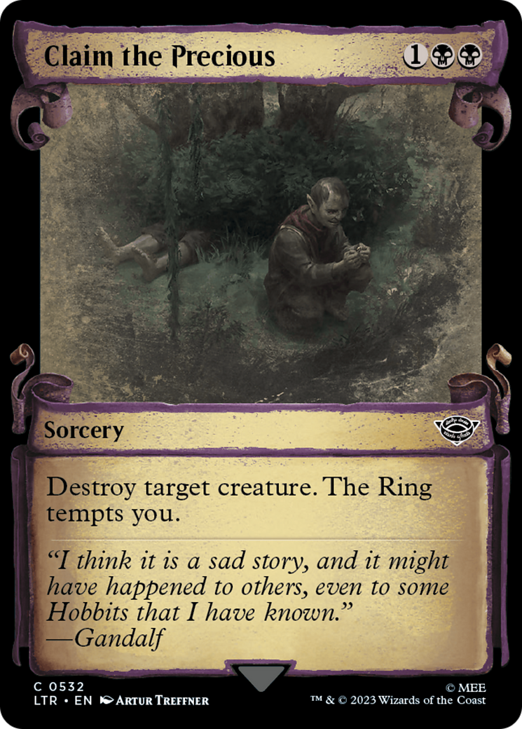 Claim the Precious [The Lord of the Rings: Tales of Middle-Earth Showcase Scrolls] Foil