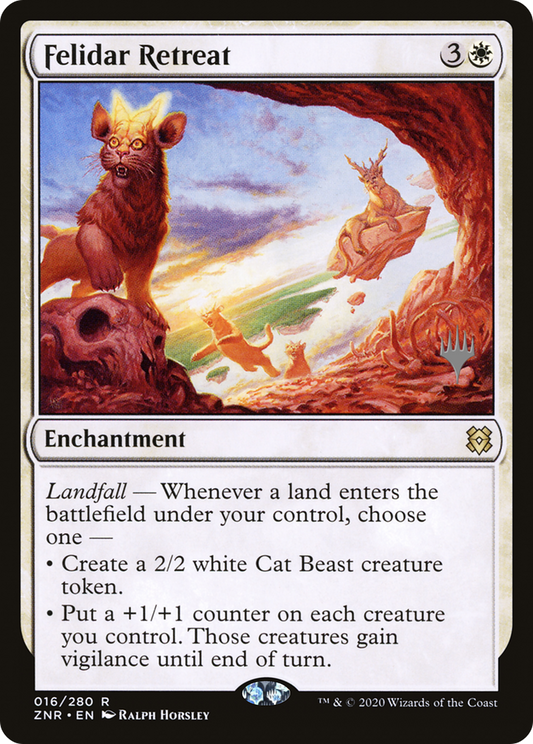 Felidar Retreat (Promo Pack) [Zendikar Rising Promos] Foil