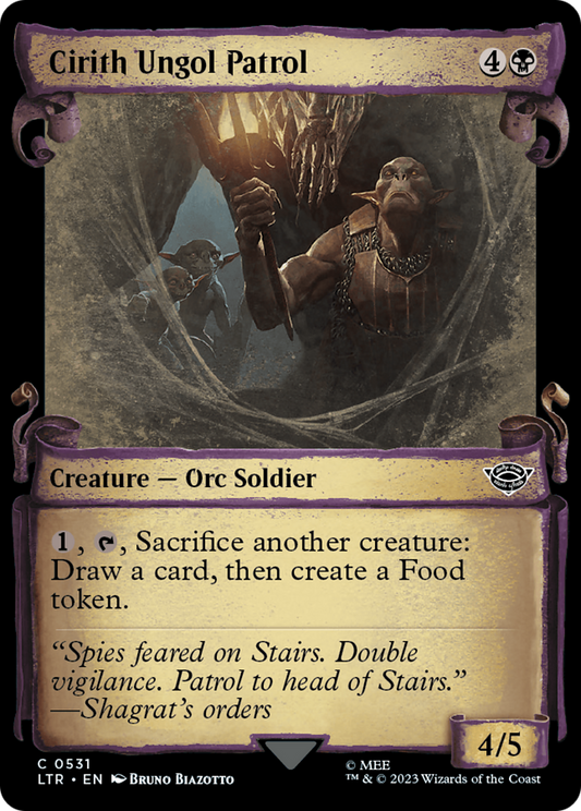 Cirith Ungol Patrol [The Lord of the Rings: Tales of Middle-Earth Showcase Scrolls] Foil
