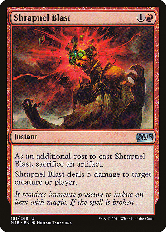 Shrapnel Blast [Magic 2015] Foil