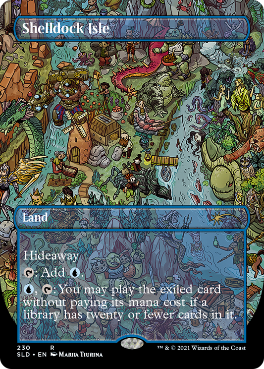 Shelldock Isle (230) (Borderless) [Secret Lair Drop Series] Foil